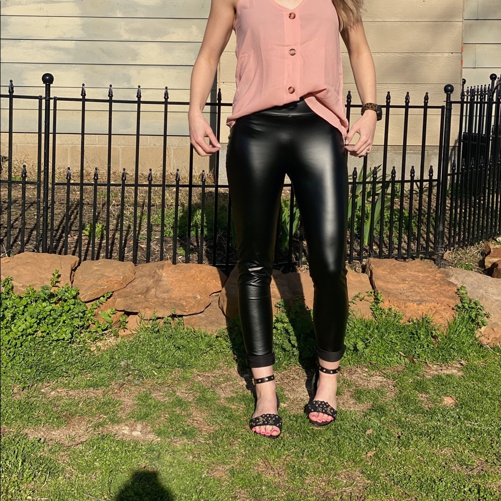 Leather Leggings - Picture 2 of 3
